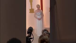 Best Actress nominee Michelle Williams arrives at the Oscars #thefabelmans #oscars