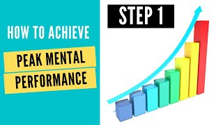 How to achieve peak mental performance - Step 1 [CC Available]