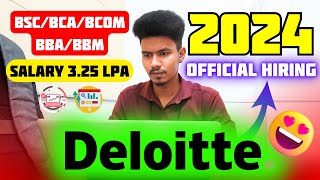 Deloitte Off campus | deloitte hiring 2024 | deloitte jobs for freshers | IT jobs in Tamil