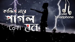 কান্দিস নারে পাগল মন || কান্দিস নারে আর যার লাগিয়া কান্দিস সে যে অন্য জনার || slow-reverb || Lo-Fi