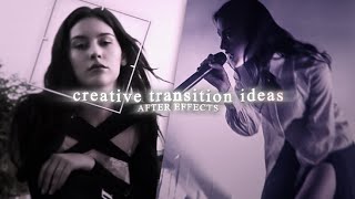 creative transition ideas pt 2 | after effects
