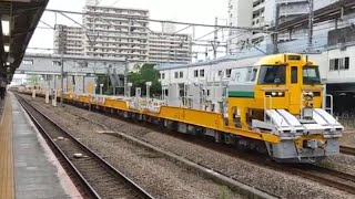 キヤE195系0番台LT-3編成長野工臨警笛を鳴らしながら高尾駅通過