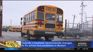 Changes recommended to fix Boston school bus problems