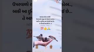 ।।🥀આપણા કરેલા કામોથી ઉપરવાળો રાજી થાય🥀।। couple status ।। #trueline ।। #true #line