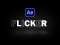 Create Text Flicker effect in After Effects | Letters Appearing randomly