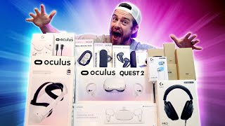 Meta Quest 2 Unboxing + Accessories - The Ultimate VR Bundle!