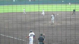 2011年9月23日　阪神-オリックス　田中慎太朗と桑原の対戦