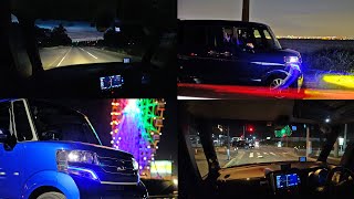 【Chiba Night Drive】Drive around the Kisarazu/Sodegaura City