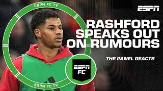 Marcus Rashford denies rumours of meeting with an agency | ESPN FC