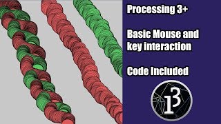 Processing 3+ Tutorial : Basic Interaction with Mouse and KeyBoard