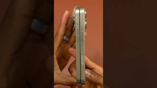 iPhone 16 Pro vs iPhone 15 Pro Natural Titanium Body Design #shorts