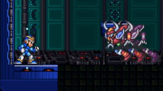 Mega Man X Hard Type - Boomer Kuwanger Stage (No Damage)