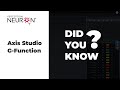 Did you know? | Axis Studio G Function