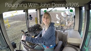 Leanne Ploughing With John Deere 6920S - 4K