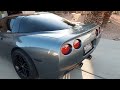 C5 corvette borla exhaust idle and revs!