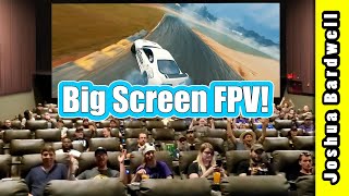 We showed Flowstate: the FPV Drone Documentary on a big screen!