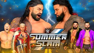 How WWE SummerSlam Should Be Booked