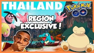 THAILAND VLOG! REGION EXCLUSIVE + RARE 100IV HATCH! - Pokemon Go