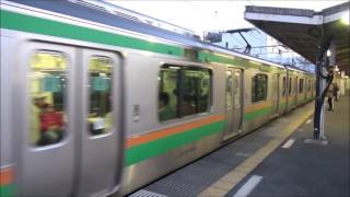 E231系+E233系 普通高崎行き 小田原駅発車