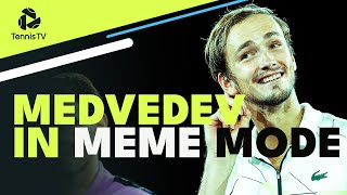 When Daniil Medvedev Goes Meme Mode!