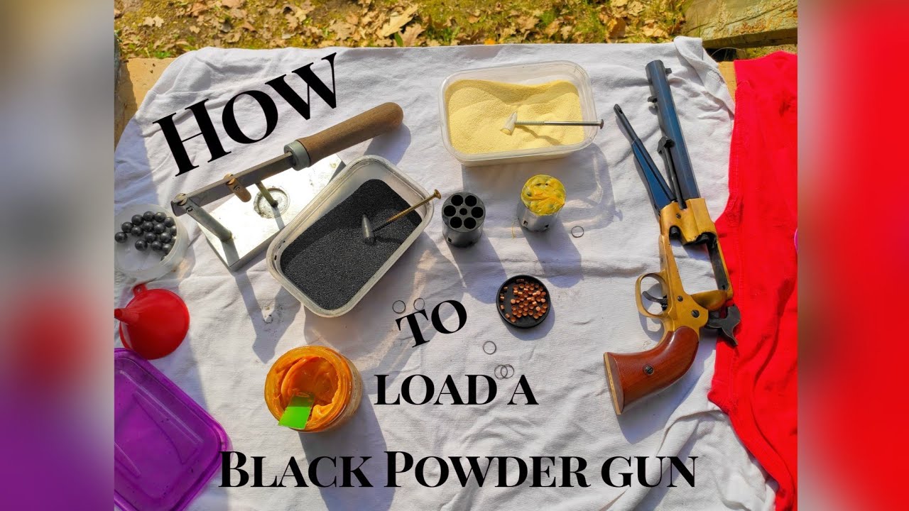 How To Load A Black Powder Gun (Broń Czarny Prochowa) - YouTube