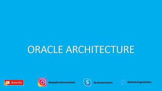 Oracle Architecture -Part 1 Explained in Tamil