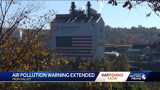 Mon Valley air pollution warning extended