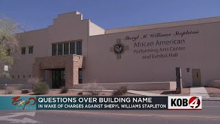 Former lawmaker facing federal charges still has name on Expo NM building