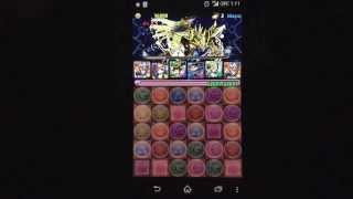 【パズドラ】機械龍ラッシュ！地獄級　光ホルス攻撃編成【プレイ実況】