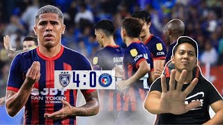 JDT 4-0 SABAH !! JDT TERUSKAN CENGKAMAN DI PUNCAK LIGA !! REACT