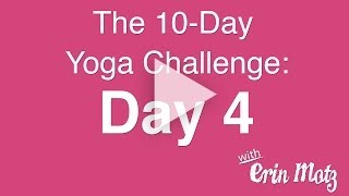 10 Day Yoga Challenge: Day 4, Creative Yoga Flow for Abs (Intermediate)