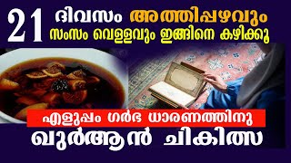 അത്തിപ്പഴവും സൂറത്ത് തീനും എളുപ്പം ഗര്‍ഭ ധാരണത്തിനു ഖുര്‍ആന്‍ ചികിത്സ |  സന്താന സൌഭാഗ്യത്തിനു ..