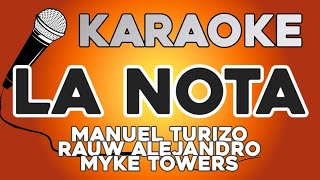 KARAOKE (La Nota - Manuel Turizo, Rauw Alejandro, Myke Towers)