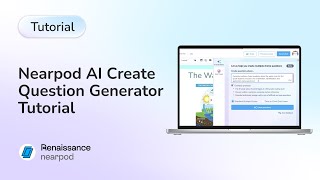 Nearpod AI Create Question Generator tutorial | Generate quiz questions instantly
