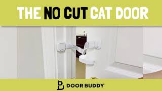 Damage-Free Pet Proofing | The Door Buddy Adjustable Door Strap