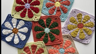 #850 Handwerkcafé bij #Maakhetmetmiranda GRANNY SQUARE MET 3 KLEUREN