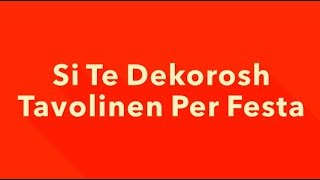 2 Ide Për të Palosur Pecetat: Dekorimi i Tavolinës për Festa