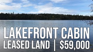 Lakefront Cabin For $59,000 | Maine Real Estate SOLD