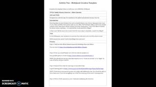 Webquest Peer Review