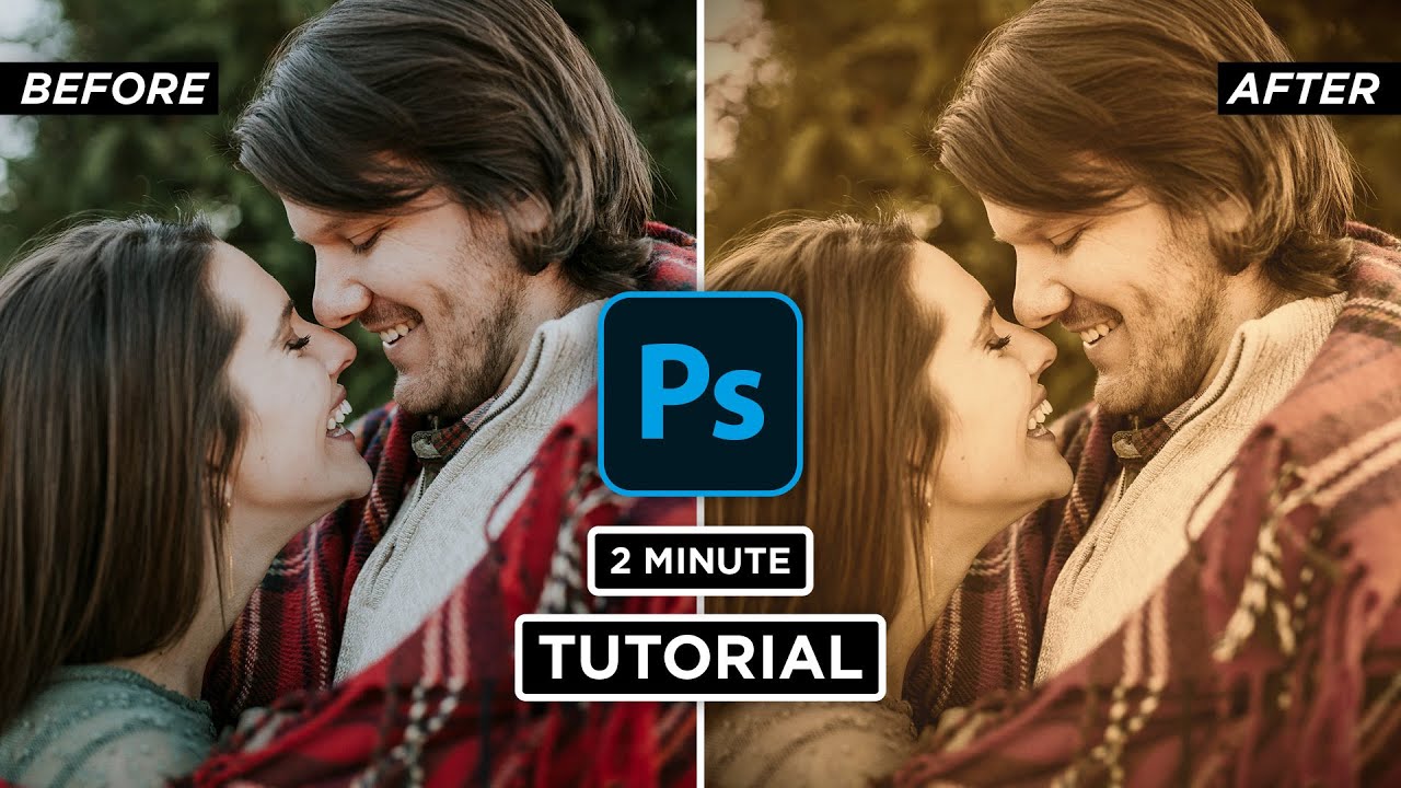 How To Create A Sepia Tone Effect In Photoshop CC #2MinuteTutorial ...