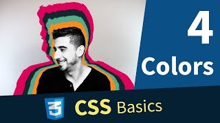 CSS Tutorial — Colors, Hex, RGB, RGBA, Predefined Colors (4/13)