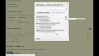 Desire2Learn: Manage Notifications by Course