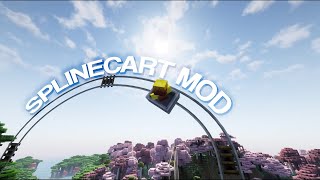 This Minecart ROLLERCOASTER Mod is INSANE! (Splinecart Mod Showcase)