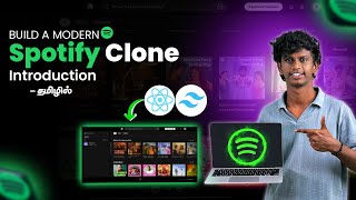 Create Spotify Clone Using React JS \u0026 Tailwind CSS | Build Complete Music Website In React In Tamil