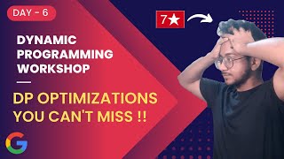 4 DP Optimizations that you should not miss! | Dynamic Programming Workshop | Vivek Gupta