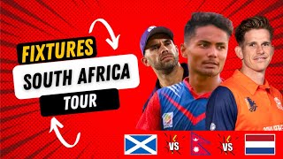 नेपालको अभ्यास खेल सार्बजनिक | Nepal Cricket Team | South Africa Fixtures | Nepal Cricket Updates