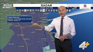 Weekday Weather Update: Freezing temperatures and Frost through Wednesday morning