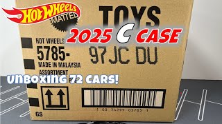 Hot Wheels 2025 C Case Unboxing - Good mix of cars to look for! #fyp #unboxing #hotwheels