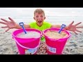 DIY Edible Sand vs Real Sand Prank!! DIY Edible Sand vs Real Sand Prank!!