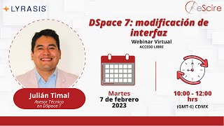 Lyrasis Webinar virtual- DSpace 7: modificación de interfaz